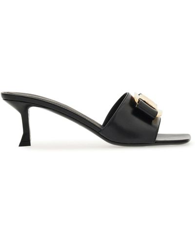 Ferragamo Sandals Shoes - Black