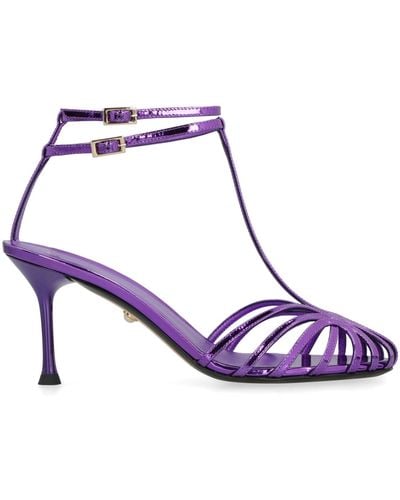 ALEVI Jessie Leather Sandals - Purple