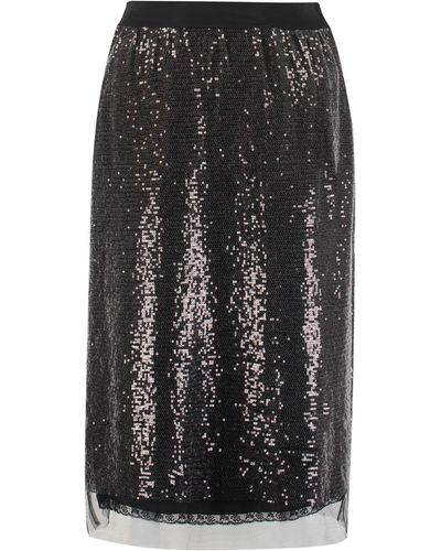 Prada Sequin Skirt - Black