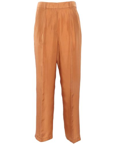 Forte Forte Silk Trousers - Orange