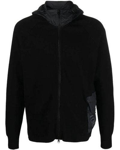 C.P. Company Logo-print Fleece Hoodie - Black