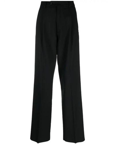 Sportmax Pleated Tailored Pants - Black