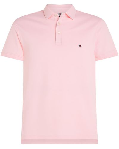 Tommy Hilfiger Short-Sleeved Polo Shirt With Logo - Pink
