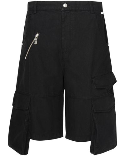 Gcds Cotton Bermuda Shorts - Black