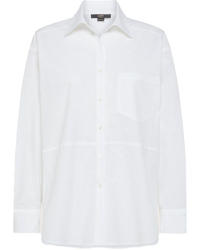 Seventy Oversized Shirt With Pocket - White