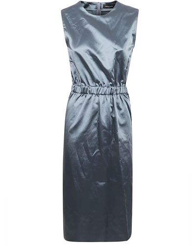 Fabiana Filippi Sleeveless Long-Length Dress - Blue