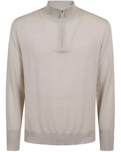 Eleventy Zippered Jumpers - Grey