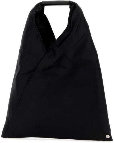 MM6 by Maison Martin Margiela Fabric Japanese Handbag - Black