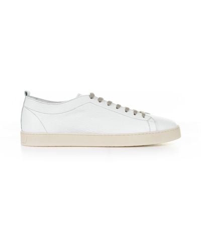 Barrett Leather Sneaker - White