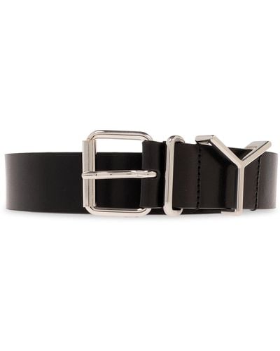 Y. Project Y Project Leather Belt - Black