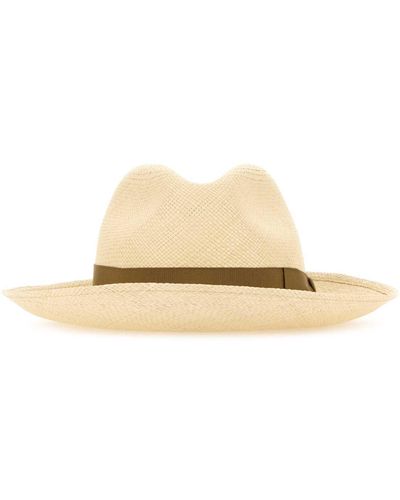 Borsalino Straw Amedeo Hat - Natural