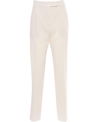 Max Mara Studio Ivory Trousers - White