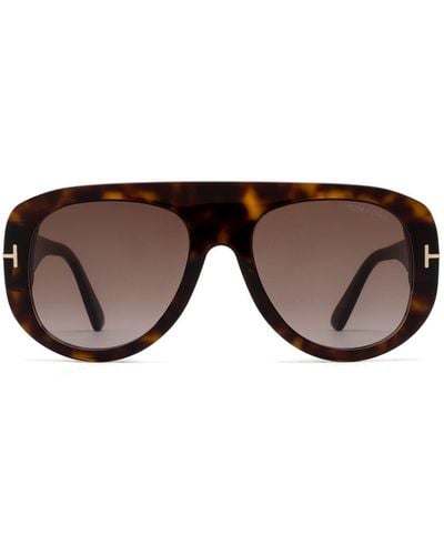 Tom Ford Ft1078 Dark Havana Sunglasses - Multicolour