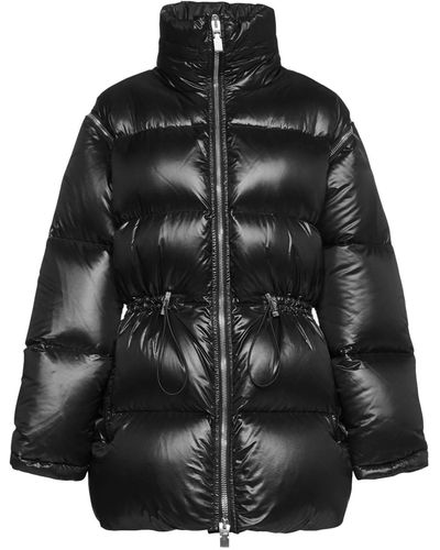 Givenchy Hooded Quilted Coat - Black