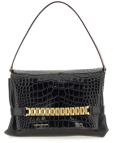 Victoria Beckham Victoria Beckham Clutch Bag With Chain - Black