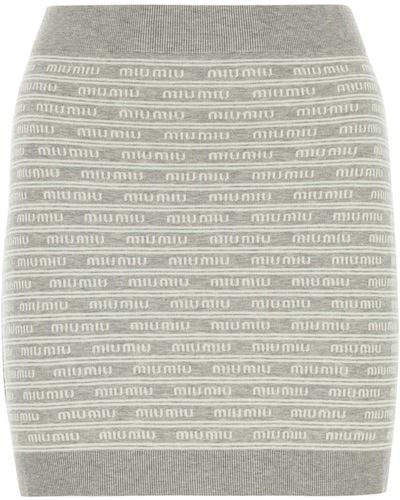 Miu Miu Skirts - Gray