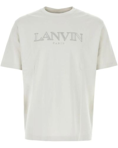 Lanvin Chalk Cotton T-Shirt - White