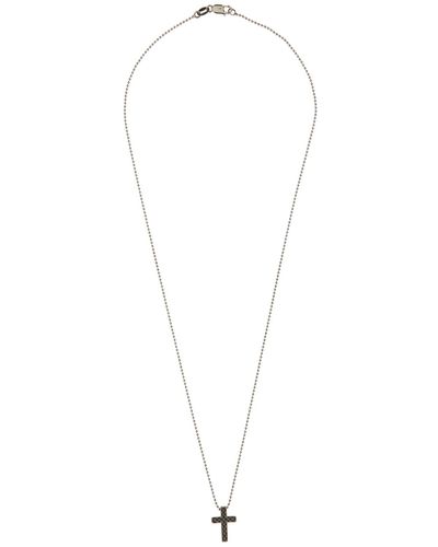 DSquared² Cross Necklace - White