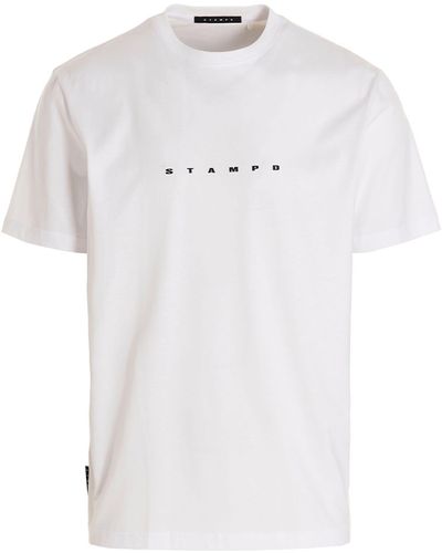 Stampd T-Shirt Strike Logo - White