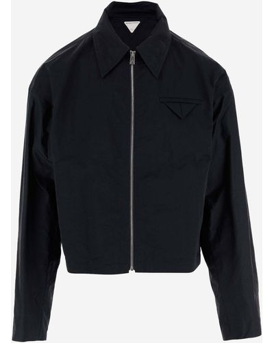 Bottega Veneta Tech Nylon Kimono Jacket - Black