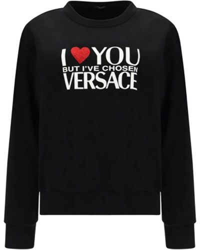 Versace I Love You Sweatshirt - Black