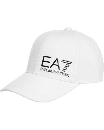 EA7 Cotton Hat - White
