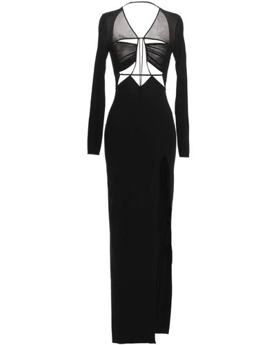 Nensi Dojaka Cut Out Maxi Dress - Black