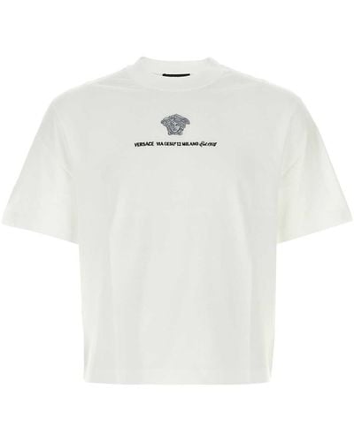Versace Cotton T-Shirt - White