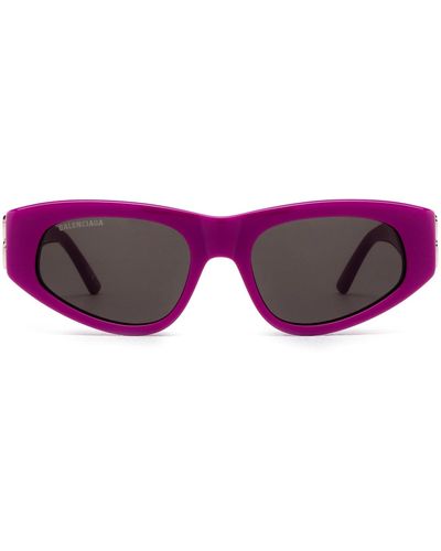 Balenciaga Bb0095s Fuchsia Sunglasses - Purple