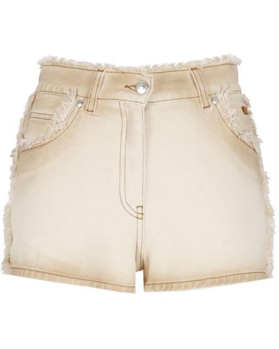 MSGM Cotton Shorts - White