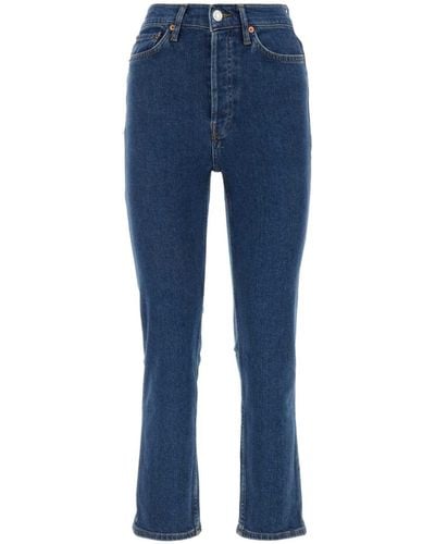 RE/DONE Stretch Denim Jeans - Blue