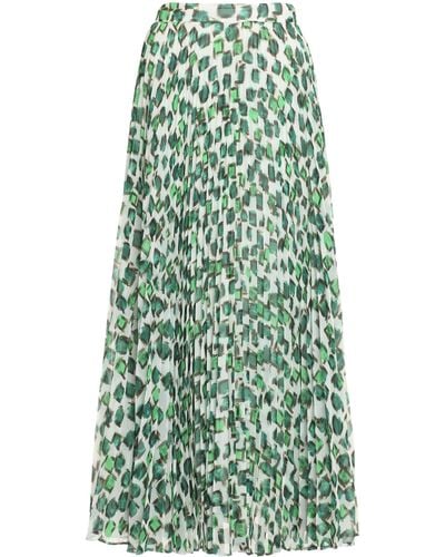 Max Mara Studio Sierra Pleated Skirt - Green
