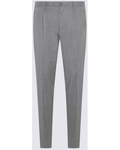 Incotex Light Wool Pants - Gray