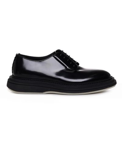 THE ANTIPODE Leather Lace-Up Shoes - Black