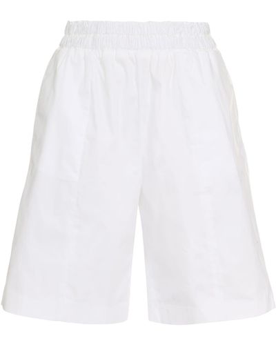 Fabiana Filippi Cotton Bermuda Shorts - White
