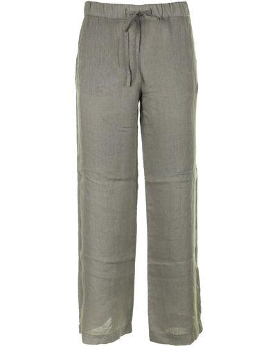 Fay Pants With Lace - Gray