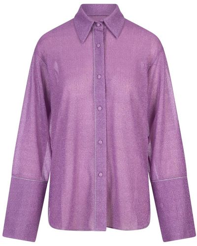 Oséree Wisteria Lumiere Shirt - Purple