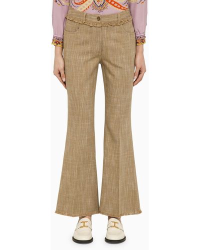Etro Trumpet Trousers - Natural