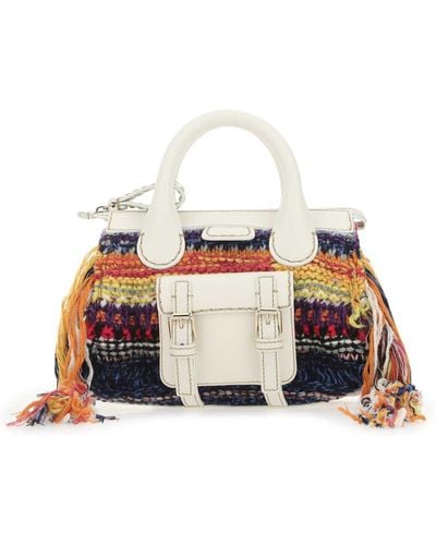 Chloé Edith Knit Mini Tote Bag - Multicolor