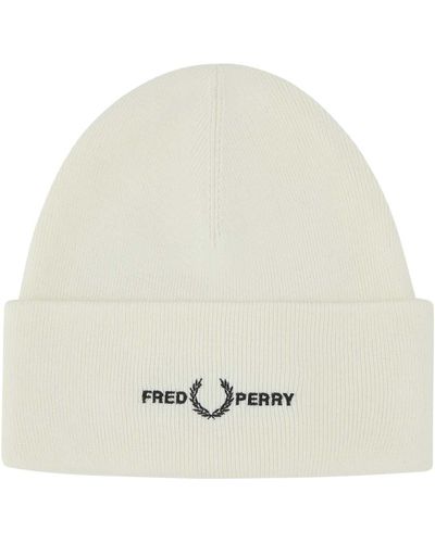 Fred Perry Ivory Acrylic Ble - Natural