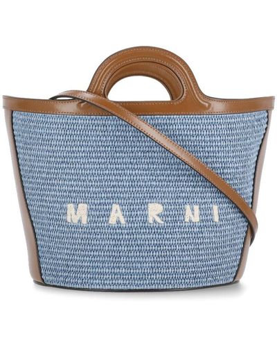 Marni Tropicalia Hand Bag - Blue