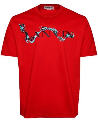 Lanvin T-Shirts And Polos - Red