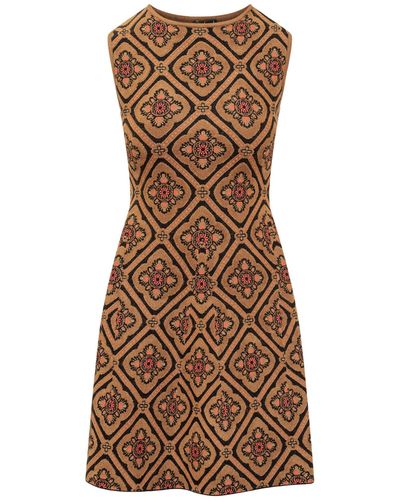 Etro Knitted Dress - Brown