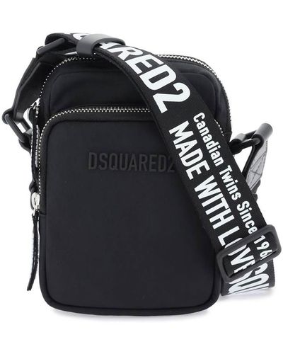 DSquared² Made With Love Crossbody Bag - Black