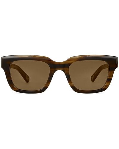 Mr. Leight Maven S Koa-white Gold/semi-flat Kona Brown Sunglasses - Multicolour
