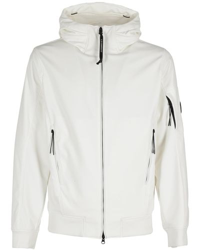 C.P. Company C.p. Shell-r Detachable Hood Jacket - White