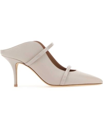 Malone Souliers Light Leather Maureen 70 Pumps - White