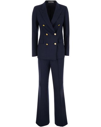 Tagliatore Double-Breasted Suit - Blue