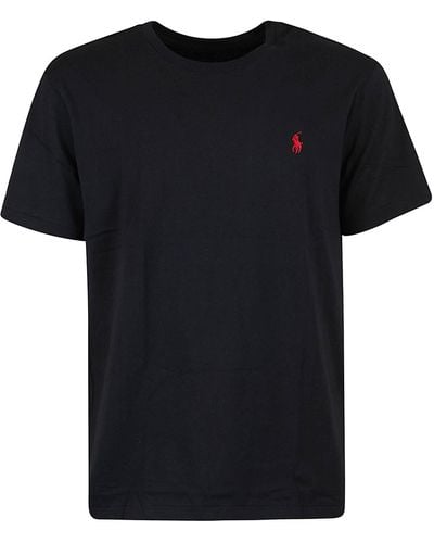 Ralph Lauren Embroidered T-Shirt - Black