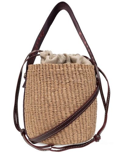 Chloé Small Woody Basket Bag - Natural